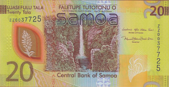 PN49 Samoa - 20 Tala (ND (2023) (REPLACEMENT)